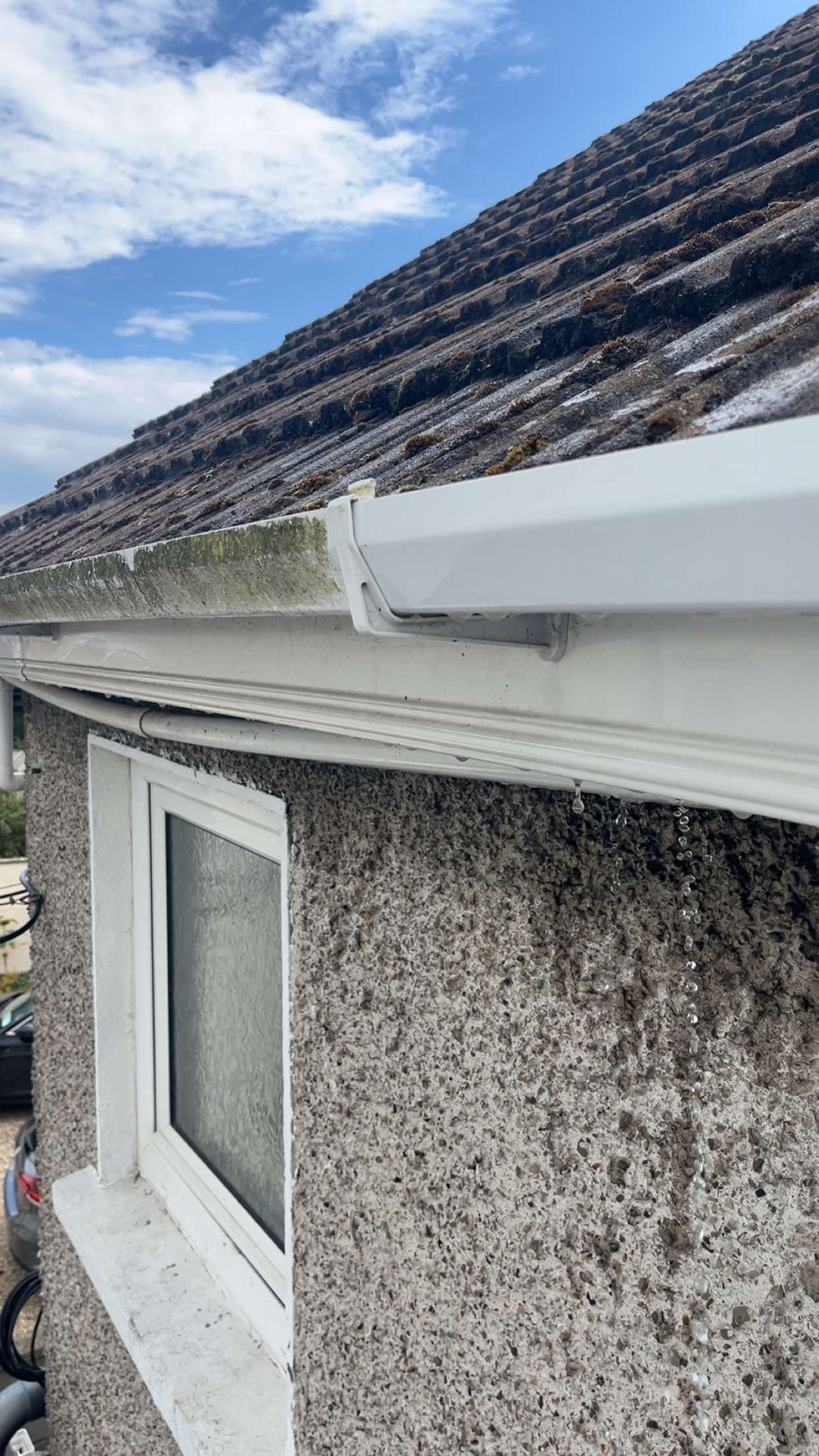 Cleaned gutter and fascia line by Dublin City Cleaning