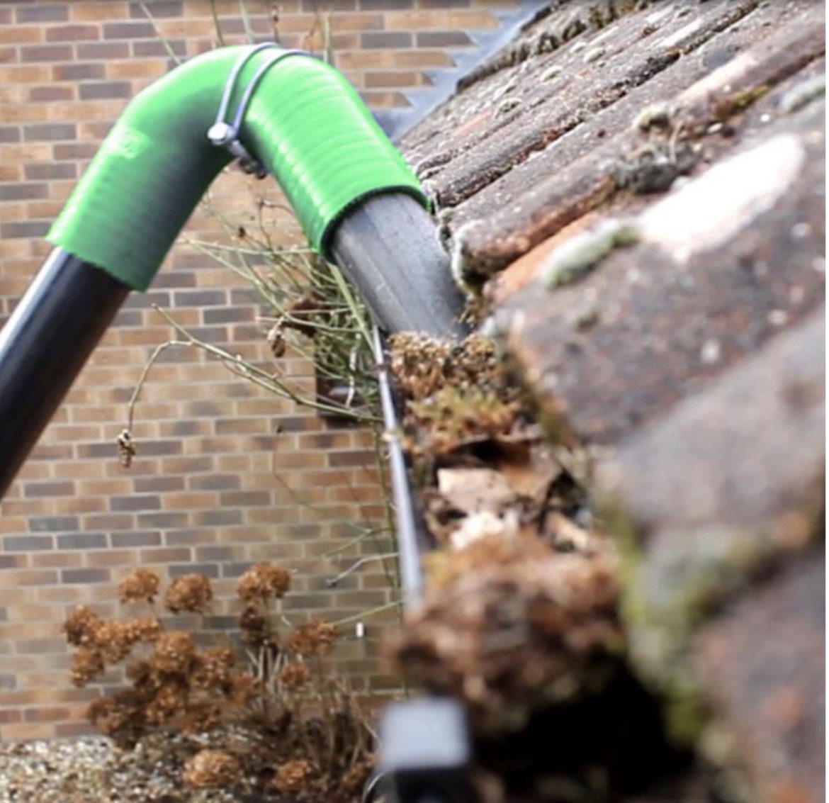 Gutter vacuum cleaning by Dublin City Cleaning